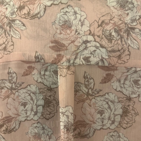 NWT KUT FROM THE KLOTH Women blouse Pink Floral V Neck 3/4 sleeves  size small - Picture 4 of 12